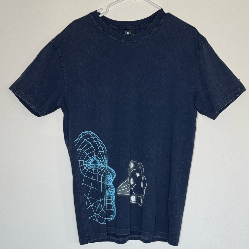 Men's Navy Graphic T-Shirt